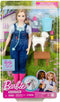 Barbie 65 jaar Veearts set - 28 cm - Met lammetje - Barbiepop