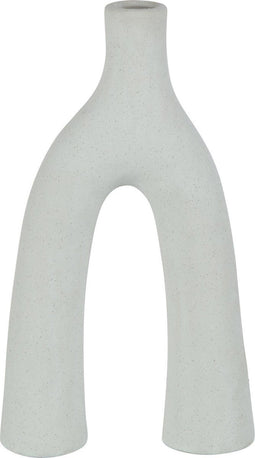 J-Line vaas Poten Zand Glazuur - porselein - wit - small