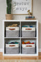 The Tranquil Abode - Opvouwbare Opbergmand - Set van 3 Stevige Stoffen met Handgrepen (3 stuks)