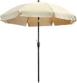 Madison Parasol Lanzarote - Stokparasol - Weersbestendig 250 cm - Ecru