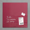 Sigel glasmagneetbord - Artverum - 48x48cm - bessenrood - SI-GL272