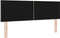 vidaXL - Hoofdbord - met - Diamantvormen - Lichtgrijs - 140 - cm - Velours