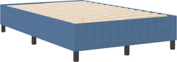 vidaXL - Boxspringbed - Blauw - Klein - Tweepersoons - Corduroystof