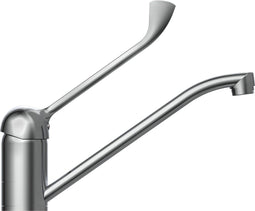 SCHÜTTE Waldo Keukenkraan - Mengkraan - Zorgkraan - Met lange Hendel - Lage, Draaibare Uitloop - Chroom