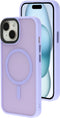 Mobiparts iPhone 15 - Hardcover - MagSafe Compatible - Satin Lila