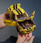 UNIDRAGON Houten 3D Puzzel Voor Volwassenen Woosaic - Stallion GT Geel - 248 stukjes - 25,5x11x7,5 cm