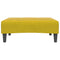 Voetenbank 77x55x31 cm fluweel geel