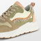 POSH by Poelman CHARLIE - Dames sneakers - Chunky zool 4 cm - Beige (38)