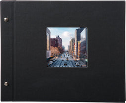 Goldbuch Bella Vista zwart 30x25 Schroefalbum 40 zwarte pagina's