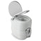 Coast Draagbaar Kampeertoilet - Afneembare 20L Watertank - Spoelpomp - 45 x 40 x 42 cm - Grijs