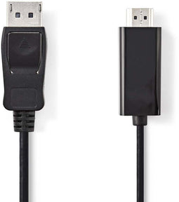 Nedis CCGP37100BK30 - DisplayPort naar HDMI Kabel - 300 cm - Zwart