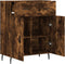 vidaXL - Dressoir - 69,5x34x90 - cm - bewerkt - hout - gerookt - eikenkleurig