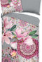 HIP Inaya - Dekbedovertrek Flanel - Mandala's en Bloemen - Multi