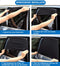 Exclusive by TW Luxe Zonnescherm Auto - UV Bescherming - Dubbellaags Design - Zwart (2 stuks)