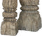 Home ESPRIT - Decoratieve figuren - Natuurlijk teakhout 23 X 23 X 149 cm
