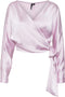 Vero Moda VMKAE D1 LS WRAP BLOUSE - Dames Top - V-hals - M (2022)