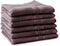 LINNICK Pure Handdoeken Set - 100% Katoen - Purple - 60x110cm - Per 6 Stuks