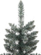 vidaXL - Kunstkerstboom - met - standaard - smal - 240 - cm - PVC - groen