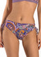 Cyell Pretty Paisley - Bikinibroekje Hoog - Verstelbare zijkanten - Paars