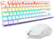 The G-Lab Mercury - Toetsenbord met Gaming Muis - Mechanisch - Wit