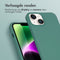 iMoshion Hoesje Geschikt voor iPhone 14 Hoesje Met Koord - iMoshion Color Backcover met afneembaar koord - Donkergroen