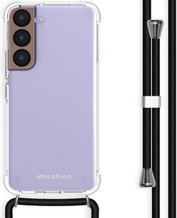iMoshion Hoesje Geschikt voor Samsung Galaxy S22 Hoesje Met Koord - iMoshion Backcover met koord - Transparant
