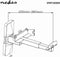 Speakerbeugel - Geschikt voor: Universeel - Plafond / Wand - 20 kg - Full Motion - Draaibaar - Staal - Zwart