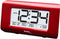 Technoline WT-197 - Radiogestuurde wekker - Alarmfunctie met snooze - Rood