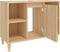 vidaXL - Wastafelkast - 80x33x60 - cm - bewerkt - hout - sonoma - eikenkleurig