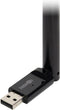 Inter-Tech DMG-19 v2.0 - Wi-Fi 5 USB Adapter - 650 Mbit/s Dual-band 2,4 GHz / 5 GHz - Zwart
