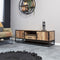 TV meubel Sanne - Tv meubel mangohout - Tv meubel naturel 145 cm