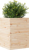 vidaXL - Plantenbak - 50x50x68,5 - cm - massief - grenenhout