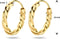 Marie Celeste - Oorringen - Gedraaide buis 13x2mm - Goud