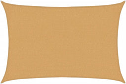 vidaXL - Zonnezeil - 160 - g/m² - rechthoekig - 2x2,5 - m - HDPE - zandkleurig