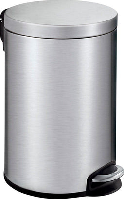 EKO Serene - Pedaalemmer 12 liter - Soft Close - Mat RVS