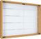 VCM Houten glazen wandvitrinekast Wandvitrinekast Collector vitrine Mandosa L Houten glazen wandvitrinekast Wandvitrinekast Collector vitrine Mandosa L