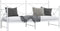 vidaXL - Slaapbank - met - onderschuifbed - zonder - matras - 75x190 - cm - staal - wit