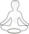 Balvi Silhouette Draadvaas - Yoga