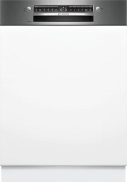 Bosch SMI4HTS00E - Vaatwasser - Half geïntegreerd - Home Connect - Geborsteld staal