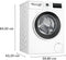 Bosch WAN2827BNL - Serie 4 - Wasmachine 1400 rpm - 8 KG - Iron Assist - SpeedPerfect - Wit
