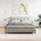 vidaXL - Nachtkastjes - 2 - st - 40x35x47,5 - cm - bewerkt - hout - wit