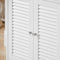 SoBuy FRG238-W - Badkamerkast - 1 lade 2 deuren - Wit 60x87x35cm