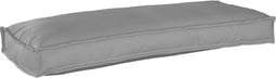 vidaXL - Palletkussen - voor - de - Bank - - - Grijs - 100x40x8 - cm - - - Oxford - Stof