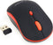 Gembird MUSW-4B-03-R - Draadloze Optische Muis - 1600 DPI - Zwart/Rood
