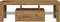 vidaXL - Tv-meubel - met - LED - 120x36,5x40 - cm - bewerkt - hout - artisanaal - eiken