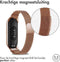 iMoshion Bandje Geschikt voor Xiaomi Mi Band 3 / 4 - iMoshion Milanees magnetische band met inkliksysteem - Rosé Goud
