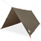 vidaXL - Kampeerluifel - waterdicht - 306x306 - cm - bruin