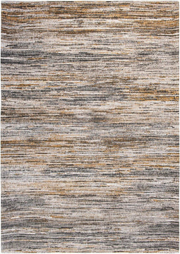 9124 Sari Wood Vloerkleed - 200x280 - Rechthoek - Laagpolig Tapijt - Landelijk - Bruin, Grijs