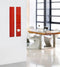 Sigel glasmagneetbord - Artverum - 12x78cm - rood - SI-GL104