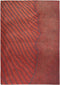 9134 Waves Shores Orinoco Flow Vloerkleed - 230x330 - Rechthoek - Laagpolig Tapijt - Modern - Grijs, Rood
